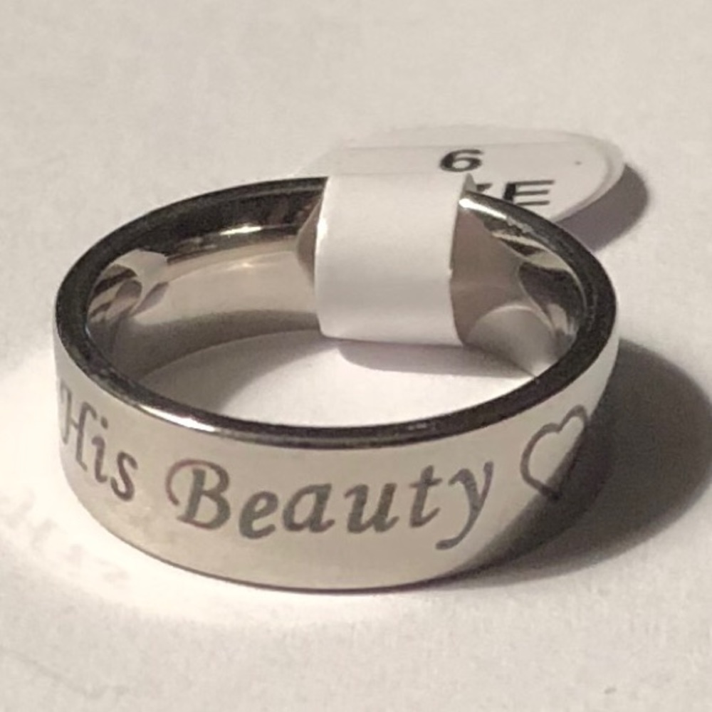 His Beauty with Heart Ring